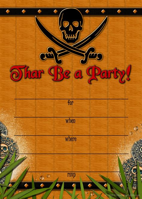 Birthday Party Invitations For Boys