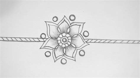 Easy Pencil Rakhi Drawing Drawing is a complex skill impossible to grasp in one night and ...