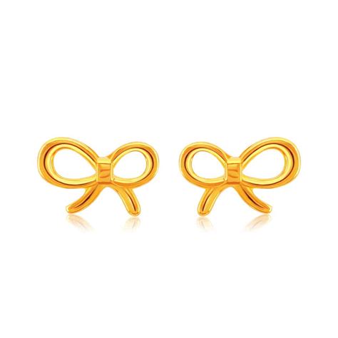 SK 916 Classic Ribbon Earrings | SK Jewellery