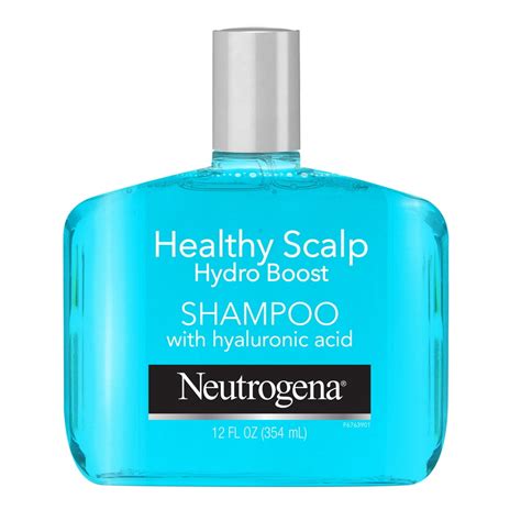 Neutrogena Hydrating Shampoo for Dry Scalp & Hair with Hyaluronic Acid, Healthy Scalp Hydro ...