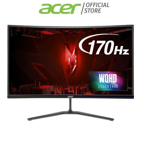 Acer Nitro ED270U P2 27-inch WQHD Curved Gaming Monitor with 170Hz ...