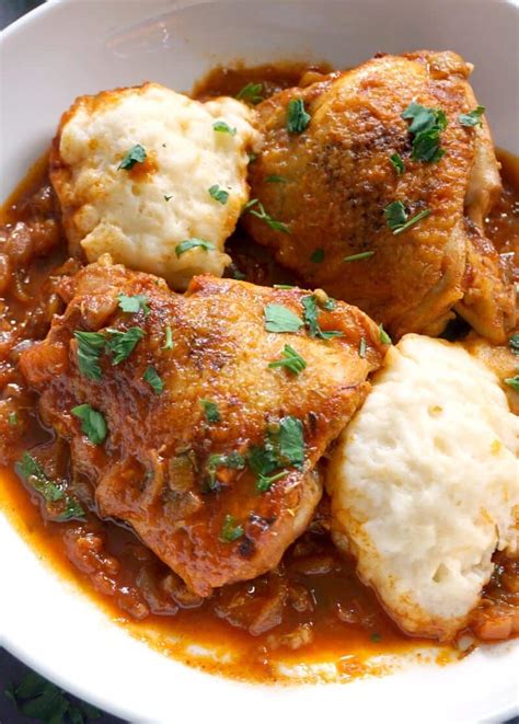 Easy Chicken Paprikash with Dumplings - My Gorgeous Recipes