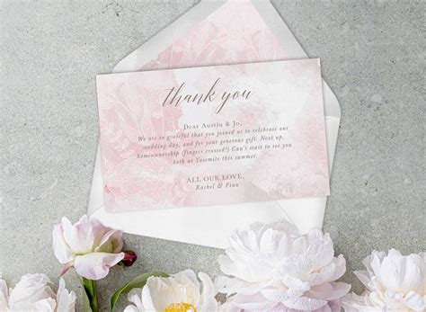 Wedding Thank You Card Wording for Cash Gift: Tips for Saying Thanks