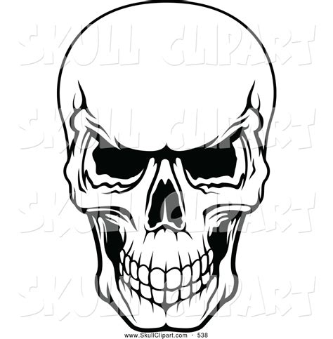 Free Black And White Skull Art, Download Free Black And White Skull Art png images, Free ...