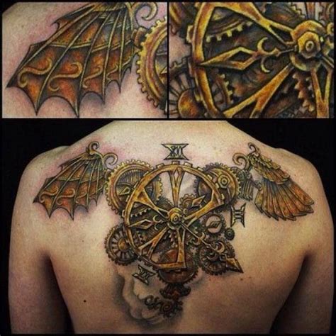 Steampunk Dragon Tattoo Designs