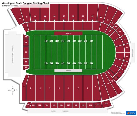 Wsu Martin Stadium Seating Chart | Elcho Table