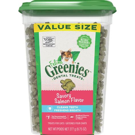 Greenies Feline Salmon Complete Dental Treat 9.75oz