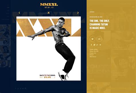 Magic Mike XXL Tumblr on Behance