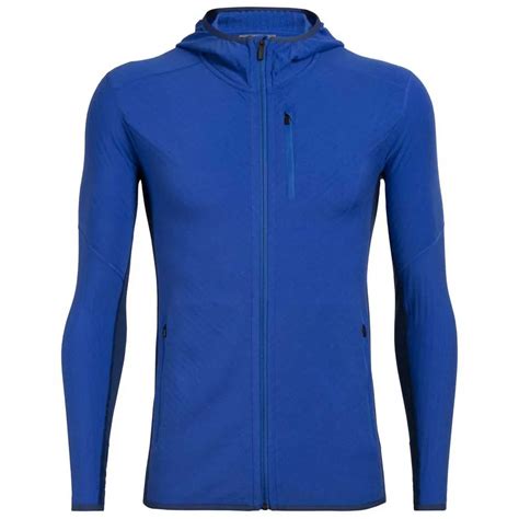 Icebreaker Descender Hoodie Blue buy and offers on Trekkinn