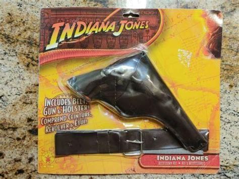 Indiana Jones Movie Belt, Gun and Holster Costume Accessory Kit New ...