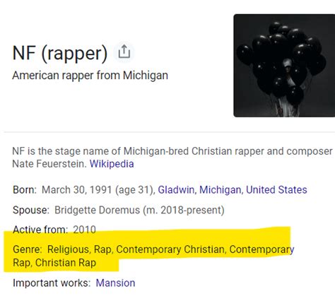 Why does it say Nate's genre is Christian Rap? : r/nfrealmusic