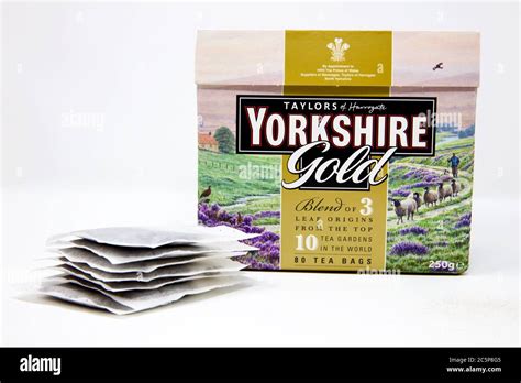 Yorkshire Gold Tea Bags Stock Photo - Alamy