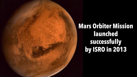 Today in history: ISRO launched Mars Orbiter Mission on 5th November ...