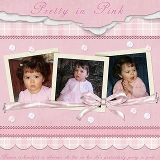 Pretty in Pink | Template: Scrapping Hideaway Baby Princess … | Flickr
