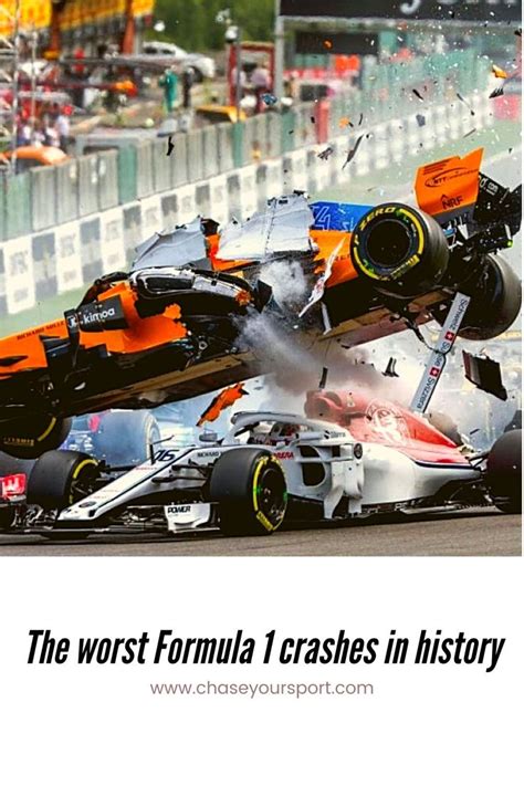 The worst Formula 1 crashes in history in 2021 | F1 crash, Crash, Car crash