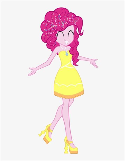 Goanimate Images Pinkie Pie In A Yellow Party Dress - Mlp Eg Pinkie Pie Dress - 528x1032 PNG ...