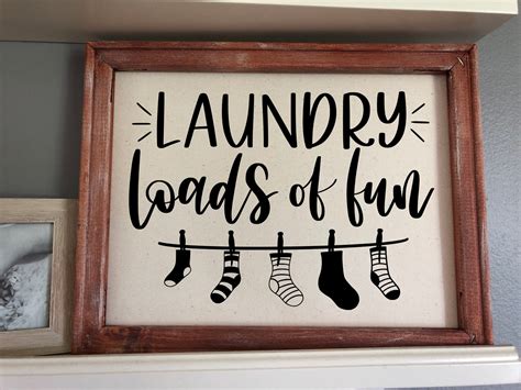 Funny Laundry Room Sign laundry Loads of Fun - Etsy