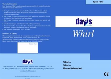 Instruction Manual - Days Healthcare