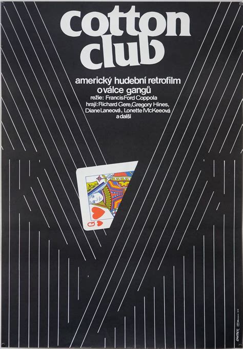 Cotton Club (1984) [1024×1472] Czech Version | Cotton club, Club poster, Movie posters