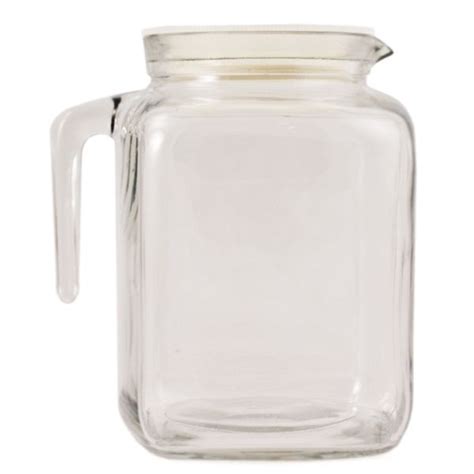 1 Gallon Glass Tea Pitcher With Lid - Glass Designs