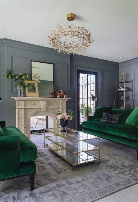 Cool Emerald Green Couch Living Room Ideas 2022