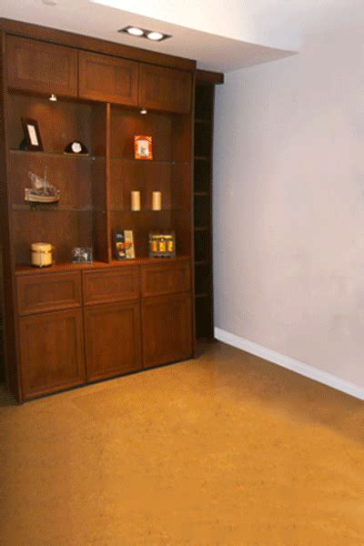 InnerSpace showroom in Miami, FL. Gorgeous traditional Murphy bed with custom side-cabinets ...