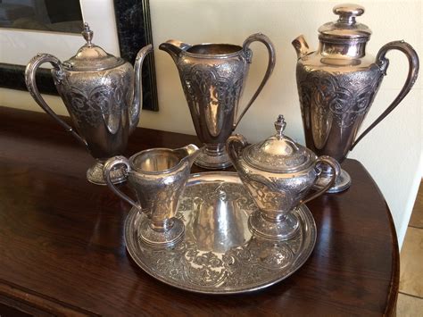 I have an antique silver tea serving set. On the bottom of each piece it says: Wilcox S.P. Co ...