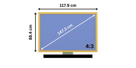 58 Inch TV Dimensions | Television Size, Length, Width