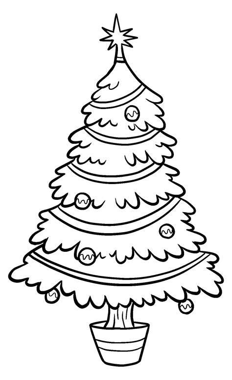 Clipart Christmas Tree Template