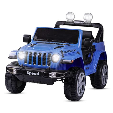 Battery Operated Ride-On Car | Toy Kids Car with Light, Music