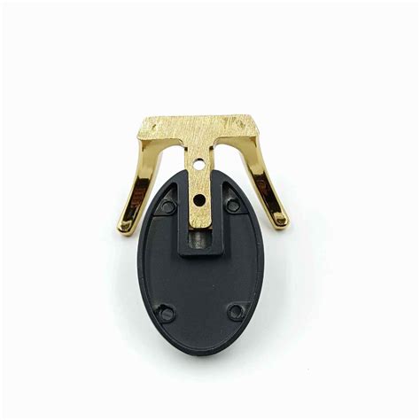 Coat hooks Gold black double J hook 8018 (1599) - Bhoomi Hardware