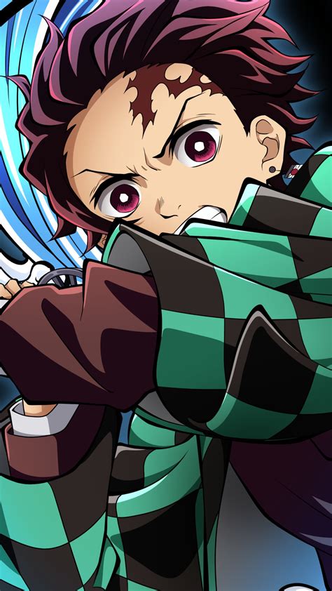 Anime Demon Slayer: Kimetsu no Yaiba, Tanjiro Kamado, 1080x1920 Phone HD Wallpaper