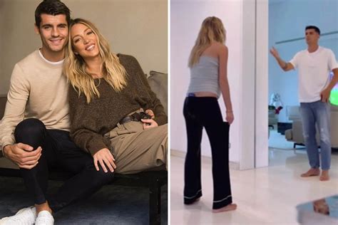 Watch Alvaro Morata’s wife prank Spain star by pretending her waters ...