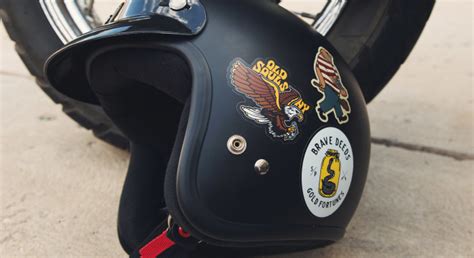 Motorcycle helmet stickers | Sticker Mule