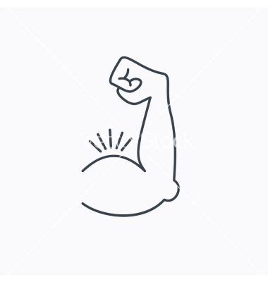 Biceps Muscle Icon for Fitness Enthusiasts