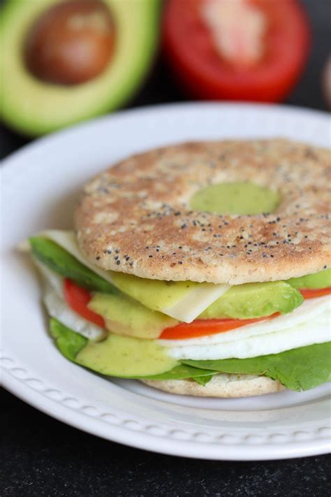 Egg White Breakfast Sandwich | Recipe | Egg white breakfast, Avocado recipes breakfast, Healthy ...