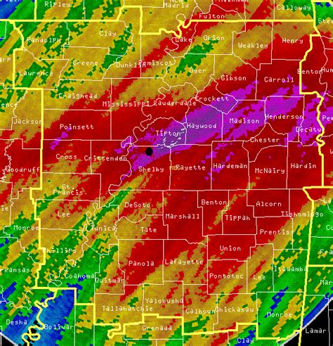 Memphis Radar Weather Map - Tour Map