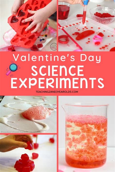 Preschool Valentine's Day Science Activities