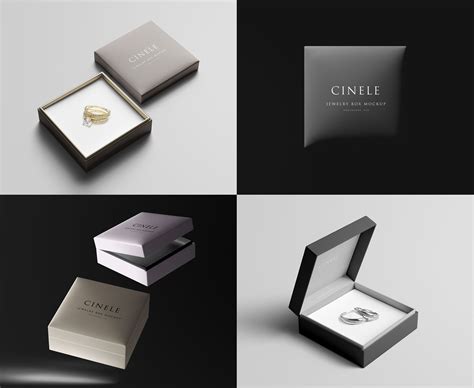 Jewelry Box Mockup