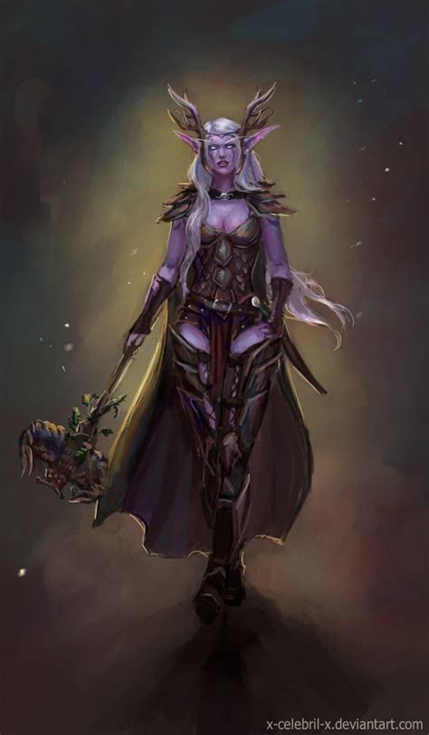 Night elf druid by x-Celebril-x on DeviantArt