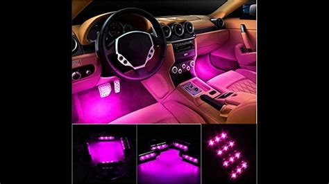 Car Interior Lights, EJ's SUPER CAR - Waterproof Atmosphere Neon Lights Strip for Car - YouTube