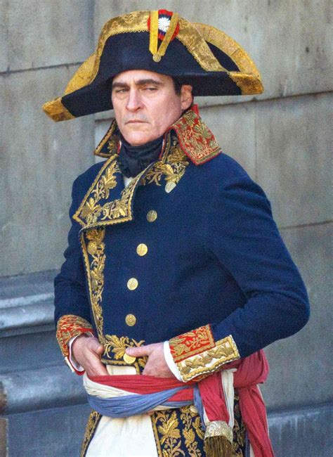 Joaquin Phoenix Dons Napoleon Costume on Set of Ridley Scott Movie | PEOPLE.com