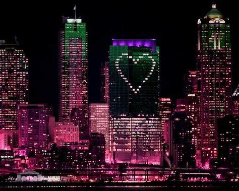 Pin by A Slice of Bliss on Love | Pink love, City lights, Pink