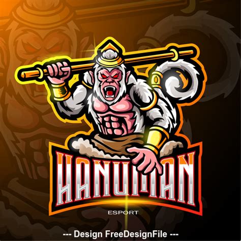 Hanuman logo vector free download