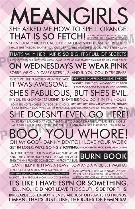 Mean Girls Movie Quotes Fetch