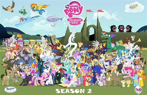 File:Season 2 cast poster.jpg | My Little Pony: L'Amicizia È Magica Wiki | Fandom powered by Wikia