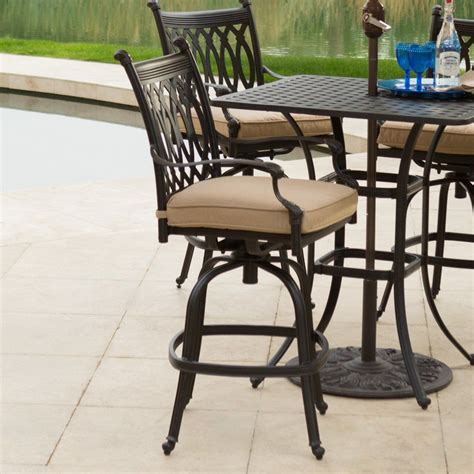 Patio bar stool- set of 2 | Bar stools, Patio bar stools, Swivel bar stools