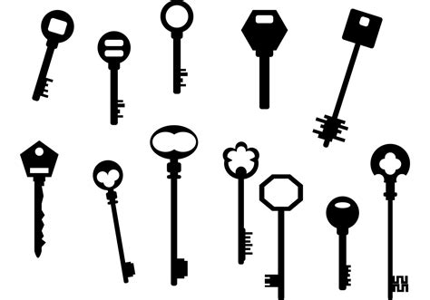 Keys silhouette - Download Free Vector Art, Stock Graphics & Images