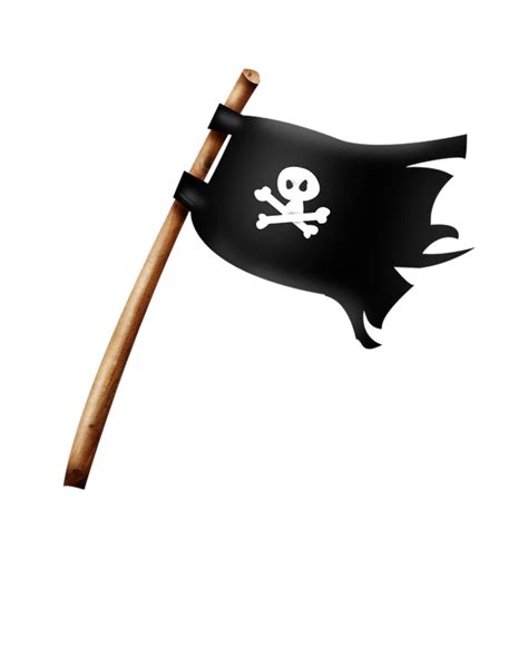 Pirate Flag Png Hd Quality - Drapeau Pirate Clipart Transparent Png - Full Size Clipart ...