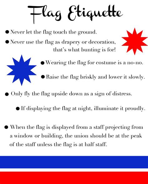 Flag Etiquette | Brownie Celebrating Community Badge Ideas | Pinterest